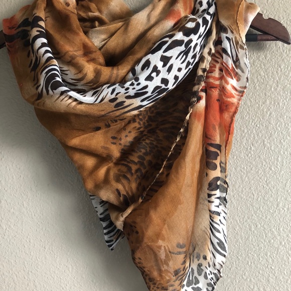 Animal Print Scarf - Picture 2 of 2